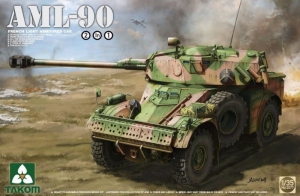 AML-90 French Light Armored Car in scale 1-35