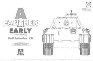 Sd.Kfz.171 Panther A Early w/Full Interior in scale 1-35