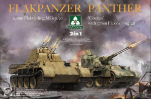 Flakpanzer Panther Coelian with Flakzwilling 341 model Takom 2105 in 1-35