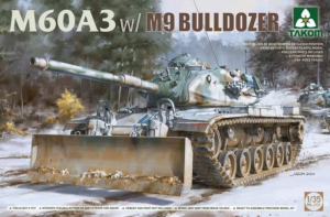 M60A3 with M9 Bulldozer model Takom 2137 in 1-35