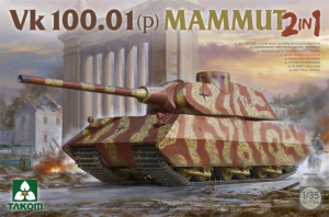 Vk 100.01 (p) Mammut model Takom 2156 in 1-35 2in1