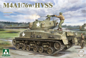 Takom 2205 M4A1 76(w) HVSS Sherman 1/35