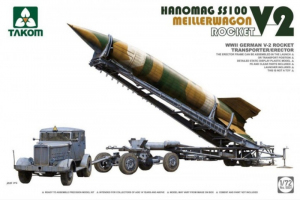 V-2 Rocket Hanomag SS100 Meillwerwagon model Takom 5001 in 1-72