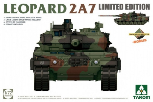 Leopard 2A7 model Takom 5011x in 1-72 Limited Edition
