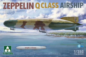 Zeppelin Q Class Airship model Takom 6003 in 1-350