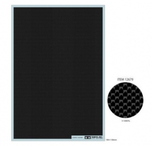Carbon Pattern Decal Plain Weave / Fine Tamiya 12679