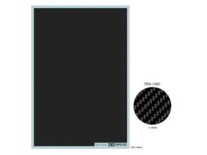 Carbon Pattern Decal Plain Twill Weave - Fine - Tamiya 12681