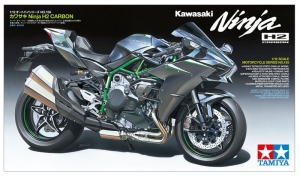 Kawasaki Ninja H2 Carbon model Tamiya 14136 in 1-12