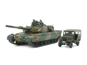 JGSDF Type 90 Tank and Type 73 Light Truck Set model Tamiya