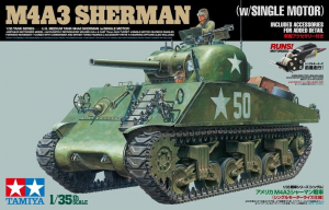 Tamiya 30056 M4A3 Sherman with Single Motor 1/35