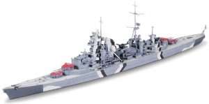 German Heavy Cruiser Prinz Eugen in scale 1-700