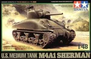 Tamiya 32523 U.S. Medium Tank M4A1 Sherman