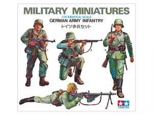 German Army Infantry model Tamiya 35002 in 1-35