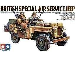 British Special Air Service Car in scale 1-35 
