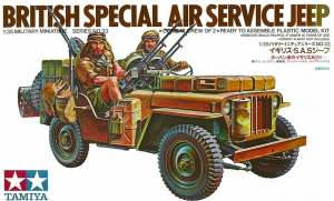 British Special Air Service Car in scale 1-35 