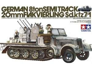 German 8-Ton Half-Track Sd.Kfz.7/1 in scale 1-35