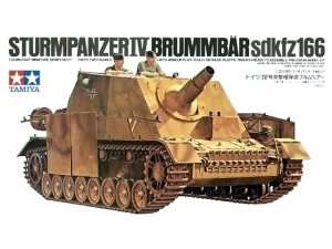 German Sturmpanzer IV Brummbar in scale 1-35