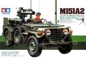 U.S M151A2 w/TOW misile launcher in scale 1-35