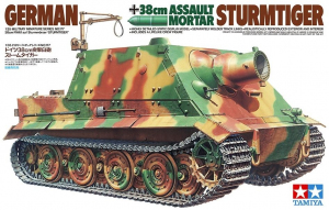 German 38cm Assault Mortar Sturmtiger model Tamiya in 1-35