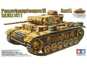 Tank Panzerkampfwagen III ausf. L in scale 1-35