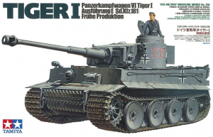 Model German tank Tiger I early production scale 1-35 