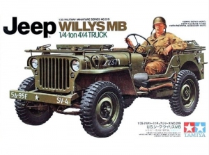 US Jeep Willys MB 1/4 Ton Truck model Tamiya 1-35