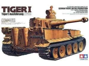 Model German Tiger I tank initial production scale 1-35