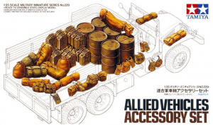 Allied Vehicles accessory set in scale 1-35 Tamiya 35229  