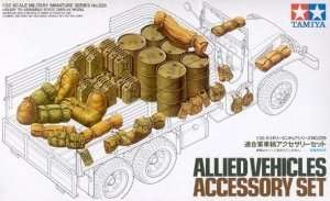 Allied Vehicles accessory set in scale 1-35 Tamiya 35229