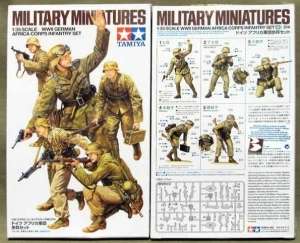 Tamiya 35314 WWII German Africa Corps Infantry Set