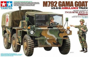 M792 Gama Goat U.S. 6x6 Ambulance Truck model Tamiya 35342 in 1-35