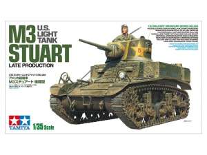 U.S. Light Tank M3 Stuart in scale 1-35