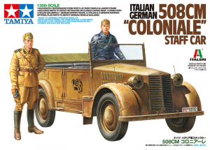 Italian/German 508CM Coloniale Staff Car model Tamiya 37014 in 1-35