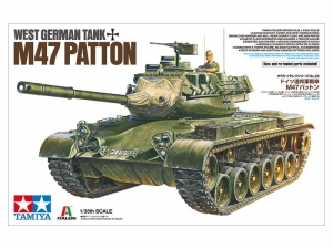 West German Tank M47 Patton model Tamiya 37028 in 1-35