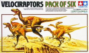 Tamiya 60105 Velociraptors 1/35 - Pack of Six