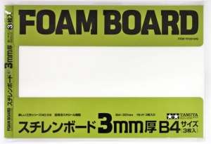Foam Board B4 364x257x3mm Tamiya 70138