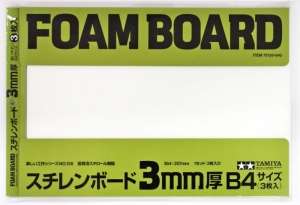 Foam Board B4 364x257x3mm Tamiya 70138 