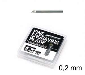 Fine Engraving Blade 0,2mm - Tamiya 74136 
