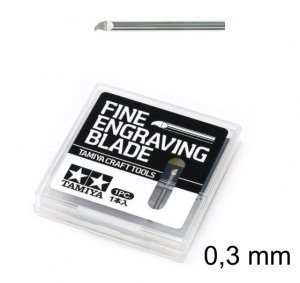Fine Engraving Blade 0,3mm - Tamiya 74137 
