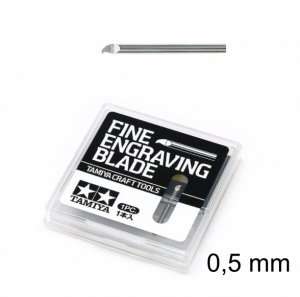 Fine Engraving Blade 0,5mm - Tamiya 74138 