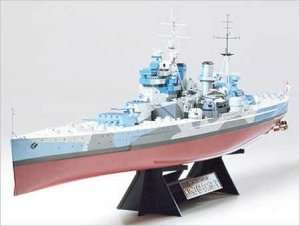British Battleship King George V model Tamiya in 1-350