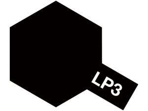 LP-3 Flat Black - Lacquer Paint - 10ml Tamiya 82103 