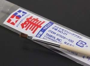 Tamiya 87028 Pędzelek modelarski płaski 01