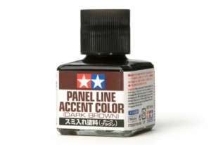 Panel Line Accent Color Dark brown - Tamiya