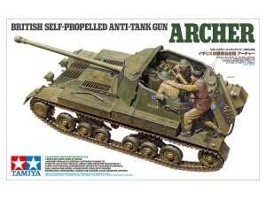 British self-propelled anti-tank gun Archer in scale 1-35