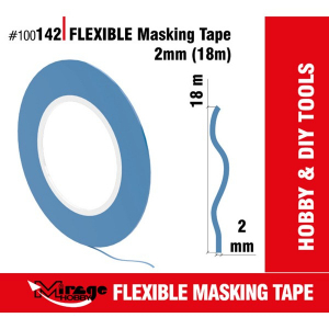 Masking Tape Flexible 2 mm (18m) Mirage 100142
