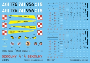 Techmod decals 35101 Mi-24D/W