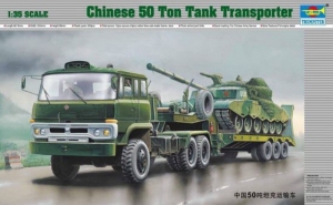 Chinese 50 Ton Tank Transporter model Trumpeter in 1-35