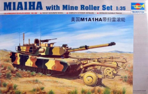 Trumpeter 00336 M1A1HA Abrams with Mine Roller 1/35 