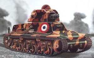 French tank model Hotchkiss H35/38 Trumpeter 00351